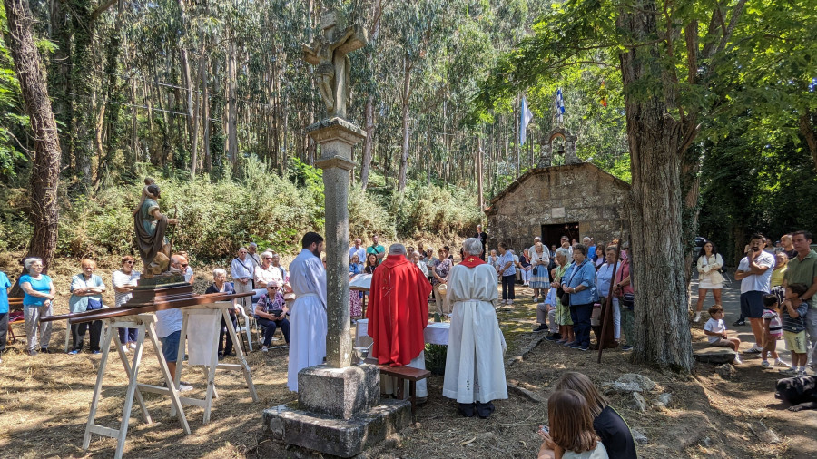 Cumpliendo un año más con San Cristóbal en la tradicional romería de los montes de Ferrol