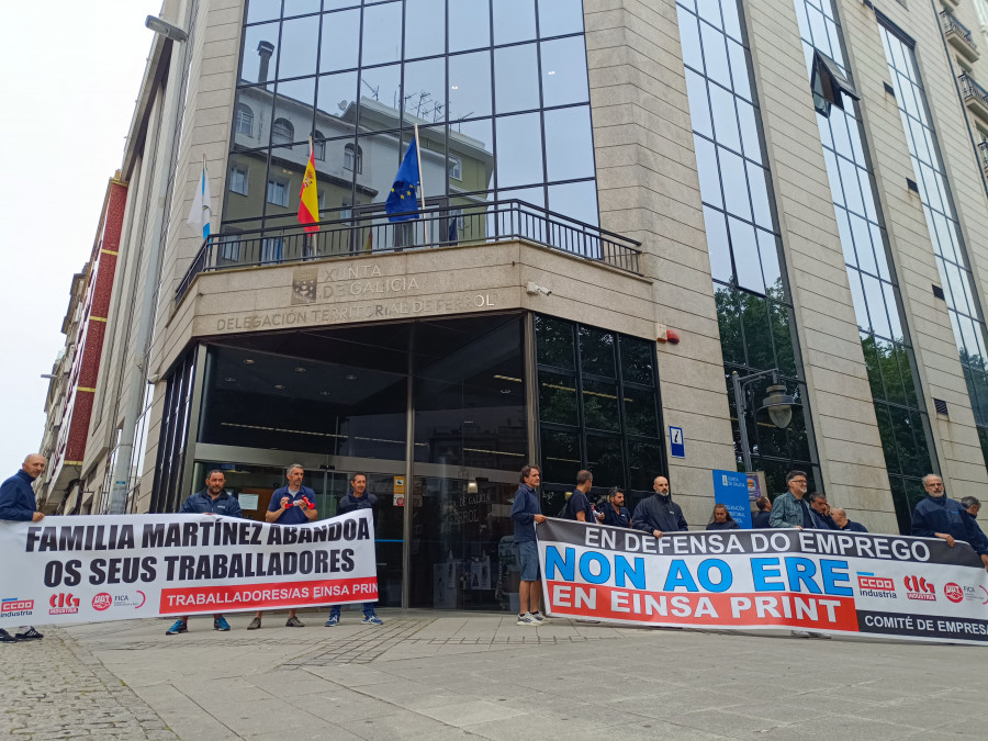 La parte social solicita a la Xunta la creación de una mesa para abordar el cierre de Einsa