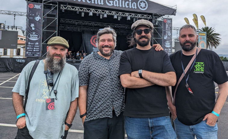 Böj conquista Ortigueira junto a sus amigos en la primera de las grandes noches del festival