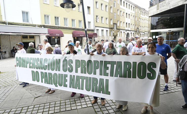 Nueva protesta del colectivo de propietarios de las Fragas do Eume por la falta de compensaciones