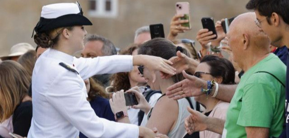 La princesa Leonor recibe la Medalla de Oro de Galicia