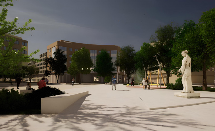 El proyecto de la plaza de Rosalía entra, tras años de retraso, en fase de licitación