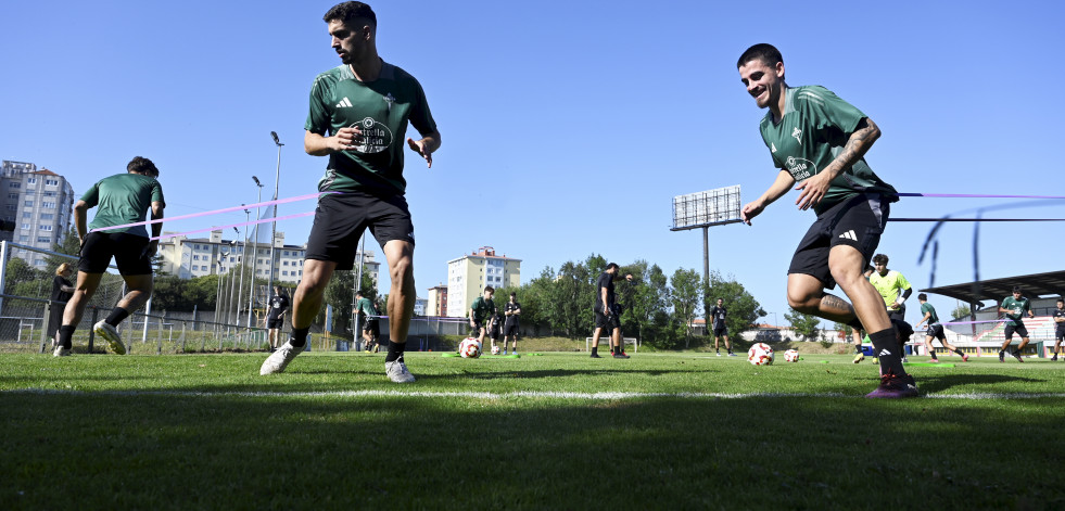 Primer entrenamiento del Racing de Ferrol