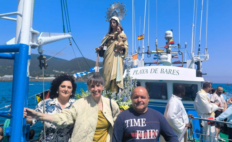Homenaje a la Virgen del Carmen en Cariño con procesión marítima