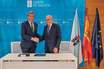 Alfonso rueda isidro faine convenio accion social galicia fundacion la caixa 19011746