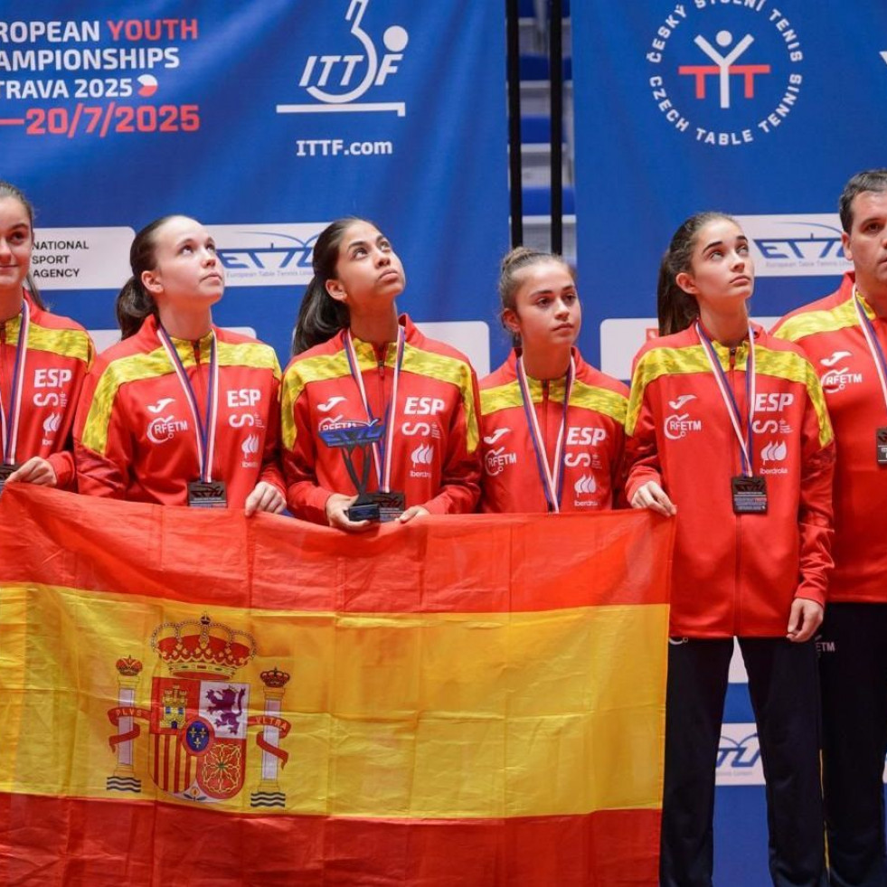 Sofía Couce se lleva el bronce por equipos en el Europeo júnior