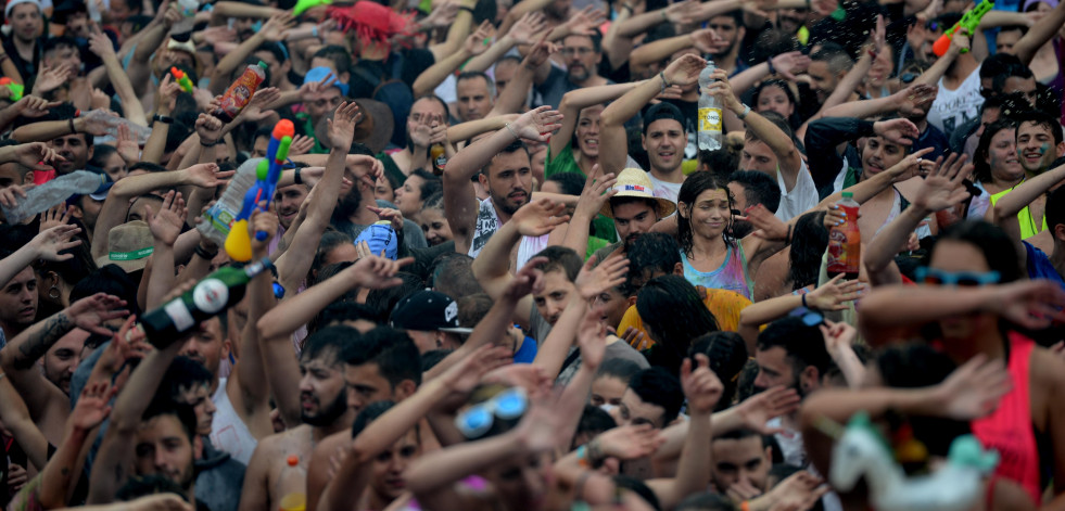 Romería de A Fraga, el encuentro de varias generaciones de ponteses