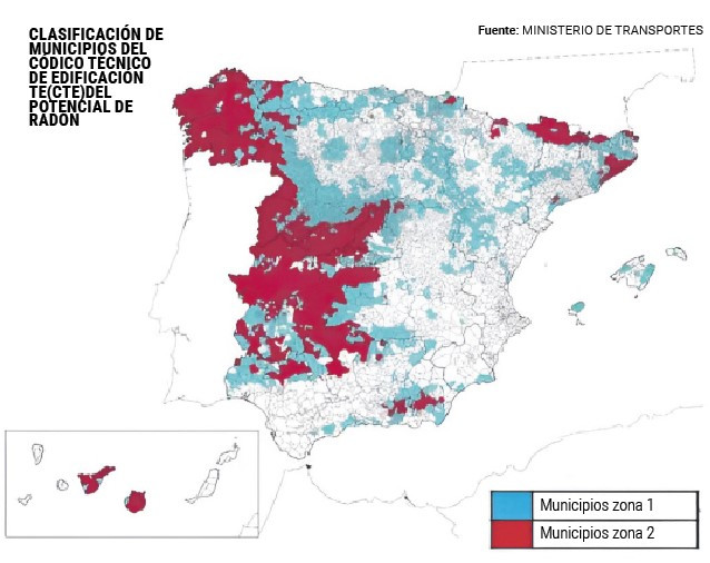 Mapa Radon 1