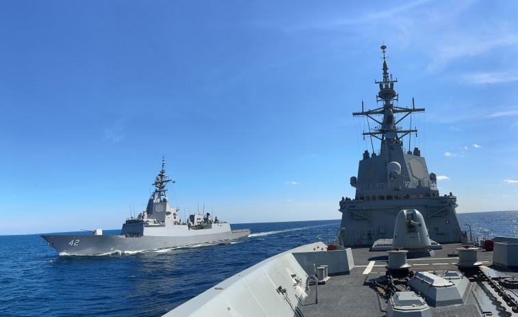 La “Méndez Núñez” sigue los pasos del marino Juan Sebastián Elcano en su travesía rumbo a Japón