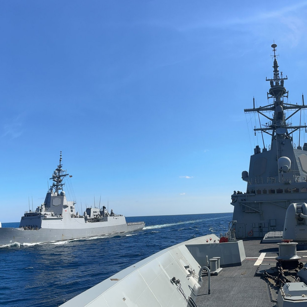 La “Méndez Núñez” sigue los pasos del marino Juan Sebastián Elcano en su travesía rumbo a Japón