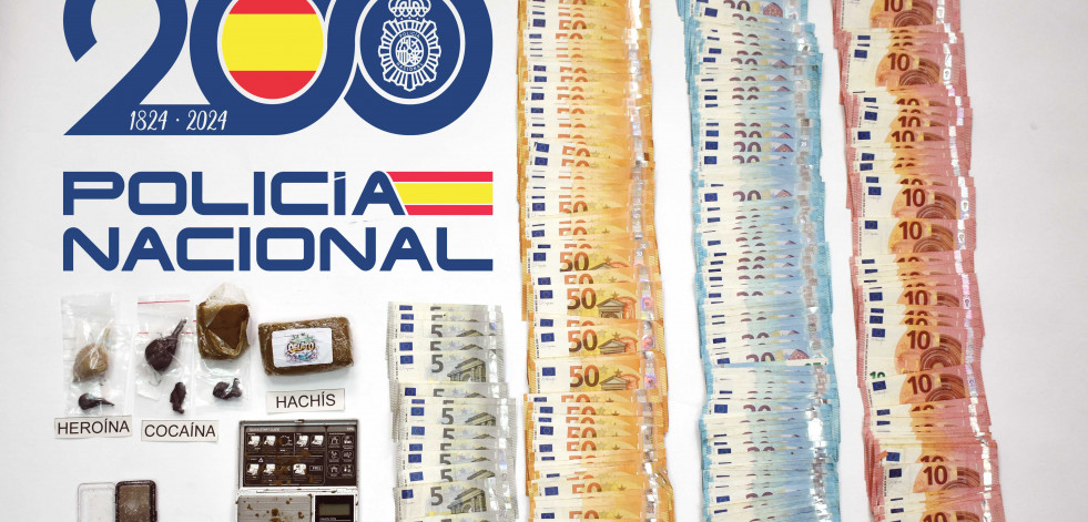 La Policía da por desarticulado el punto negro de venta de droga más activo de Ferrol
