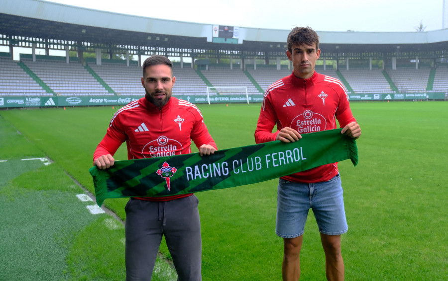 De Tarragona a Ferrol: el Racing presenta a Miguel Leal y Gorostidi