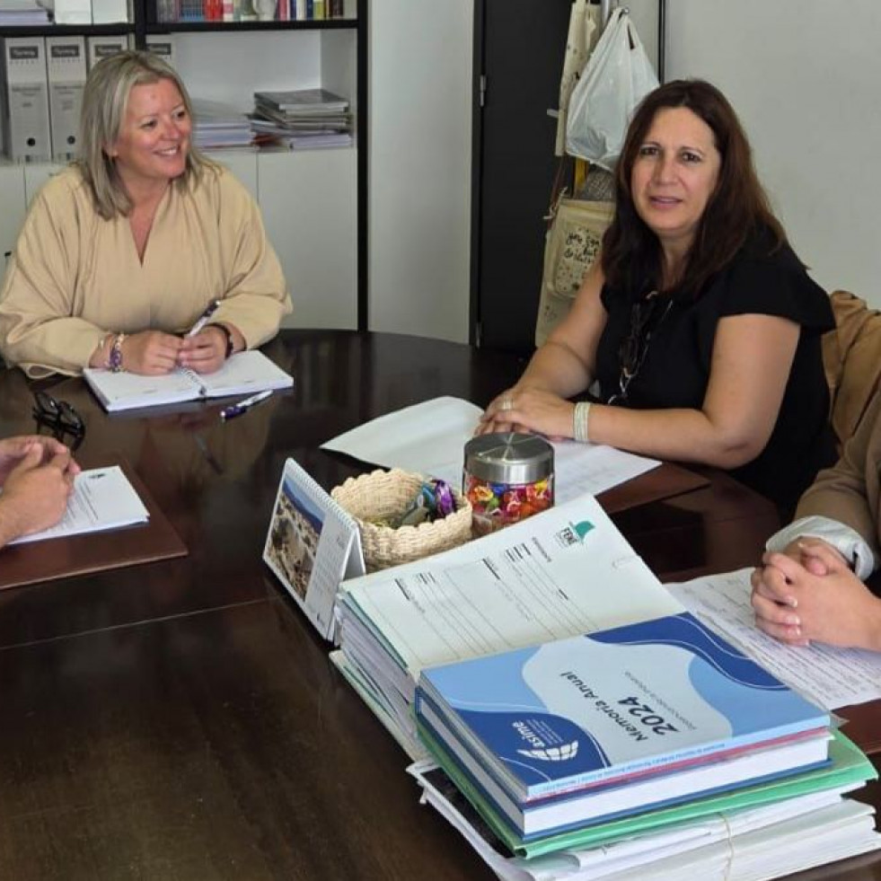 Fene y la Diputación analizan vías de colaboración en el ámbito cultural