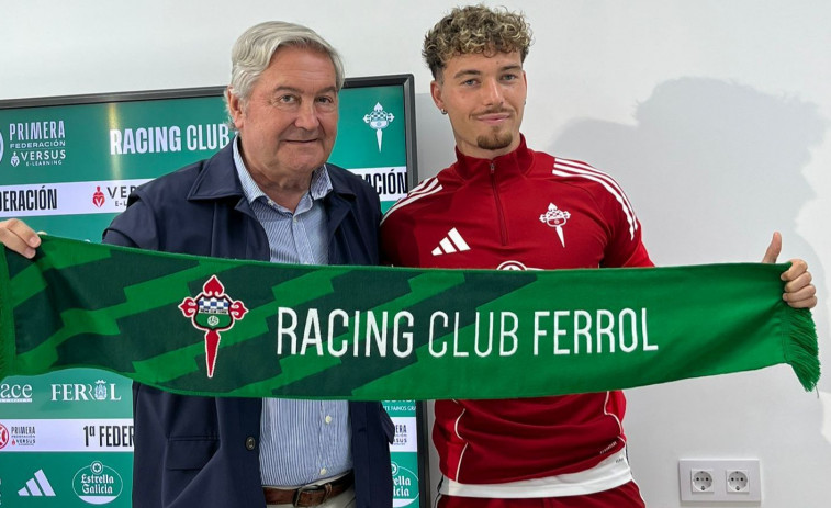 Álvaro Juan, el regateador del Racing de Ferrol: 