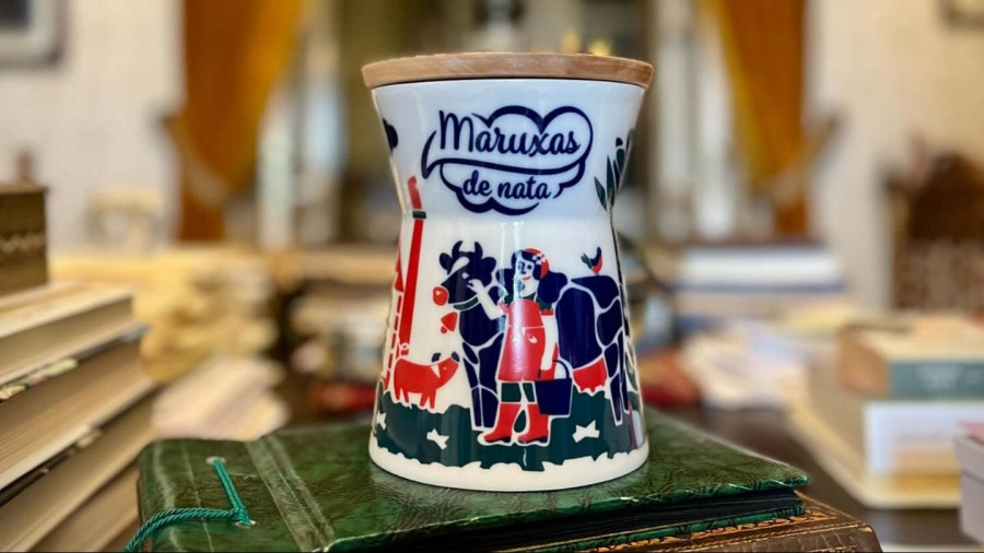 A empresa sadurniñesa Maruxas de Nata saca adiante o seu novo envase de Sargadelos