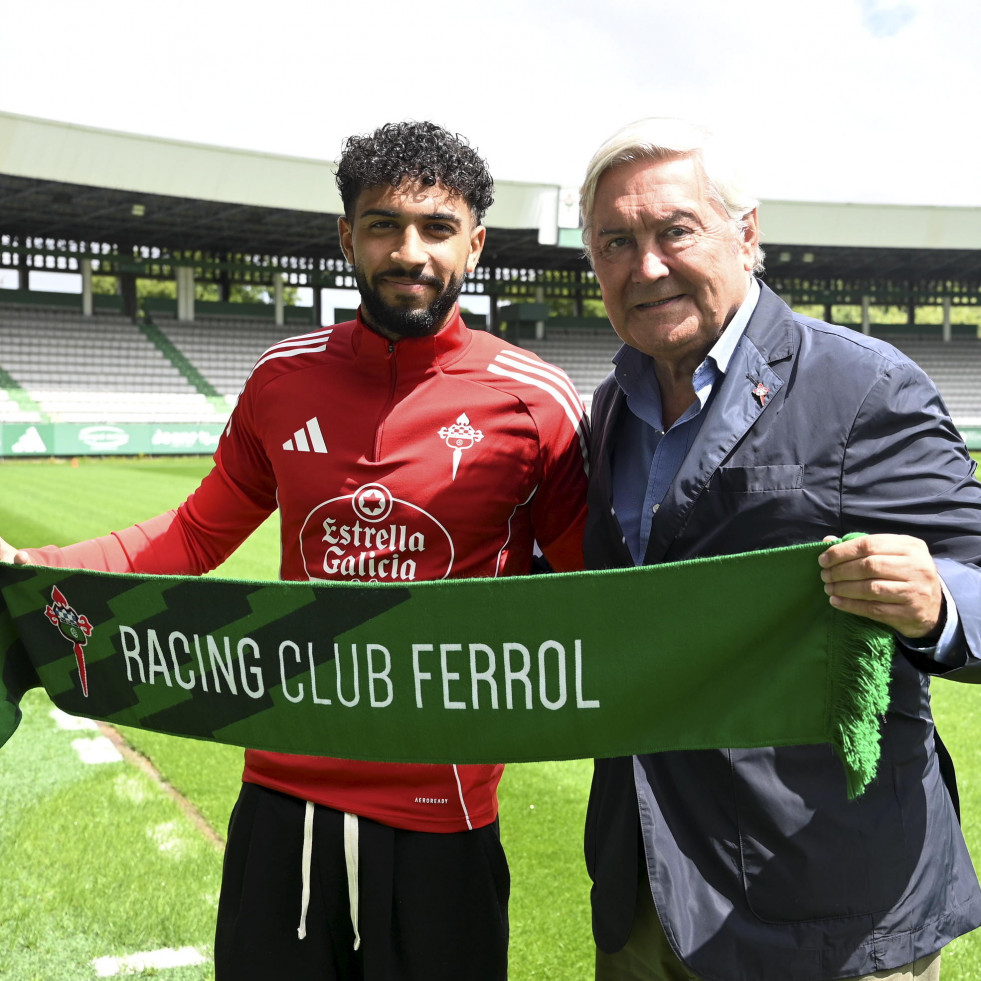 Edgar Pujol, futbolista del Racing de Ferrol: “Me gusta mucho ser querido”