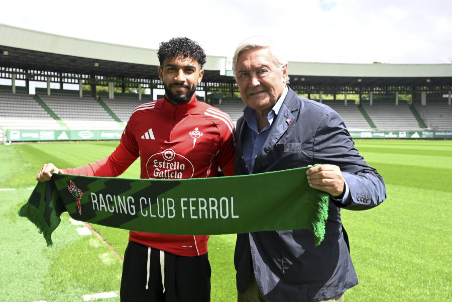 Edgar Pujol, futbolista del Racing de Ferrol: “Me gusta mucho ser querido”