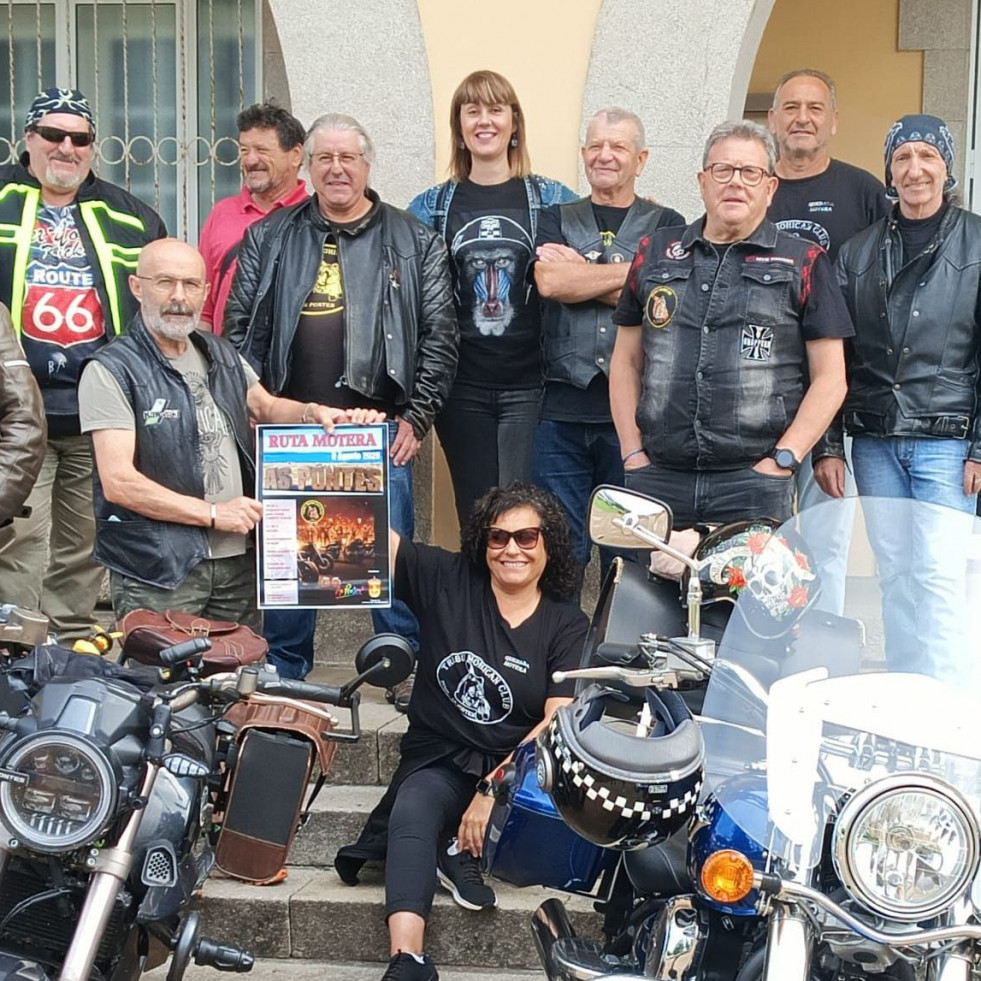 El rugir de las motos tomará As Pontes este sábado de la mano del club Tribu Mohican