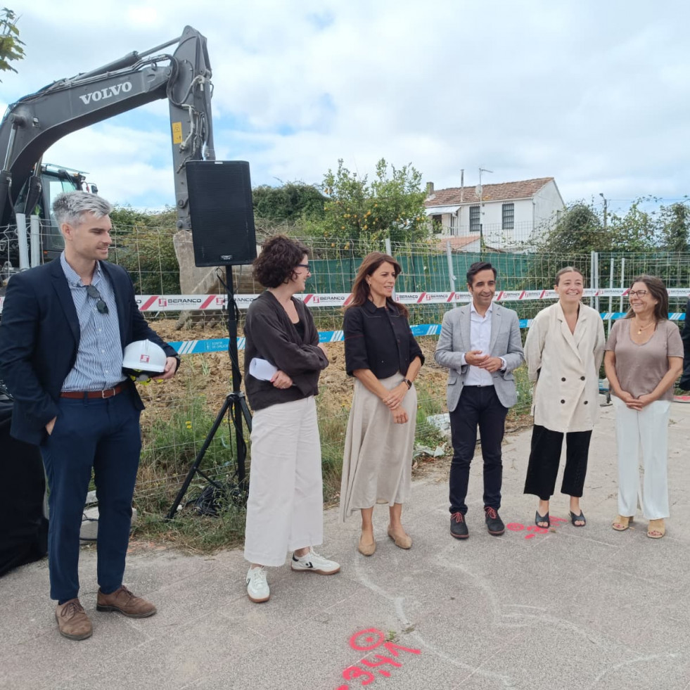 El gobierno gallego inicia la construcción de un nuevo bloque de viviendas en el polígono residencial de O Bertón
