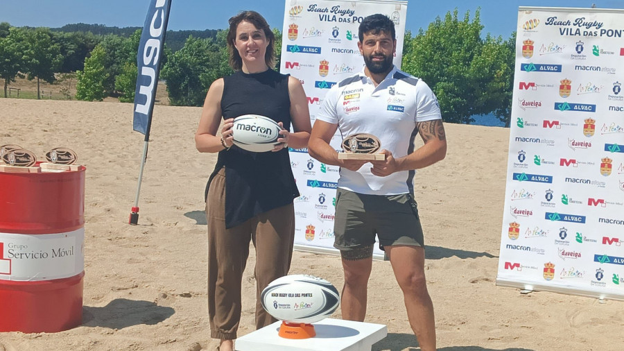 El Lago de As Pontes vivirá una fiesta de rugby playa