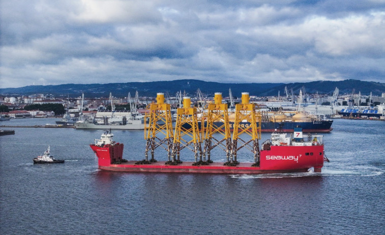 Navantia y Windar entregan las primeras cuatro jackets para el parque francés Dieppe Le Tréport