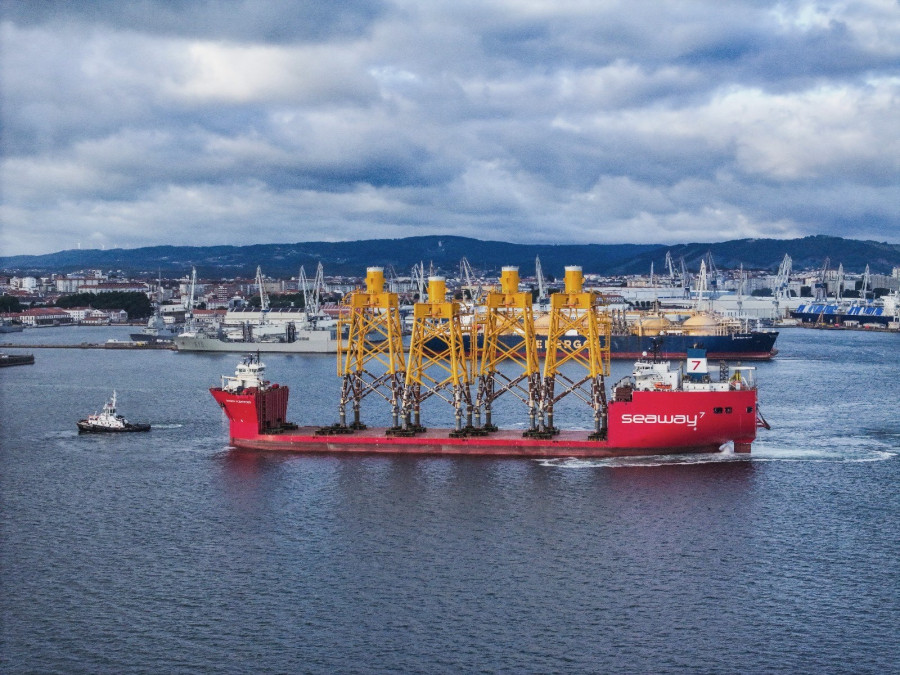 Navantia y Windar entregan las primeras cuatro jackets para el parque francés Dieppe Le Tréport