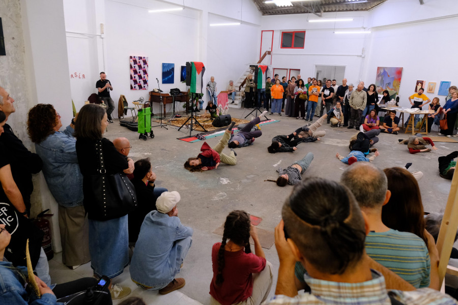 Un obradoiro de “papaventos por Gaza” estrea o cartel de Ferrol Con Palestina