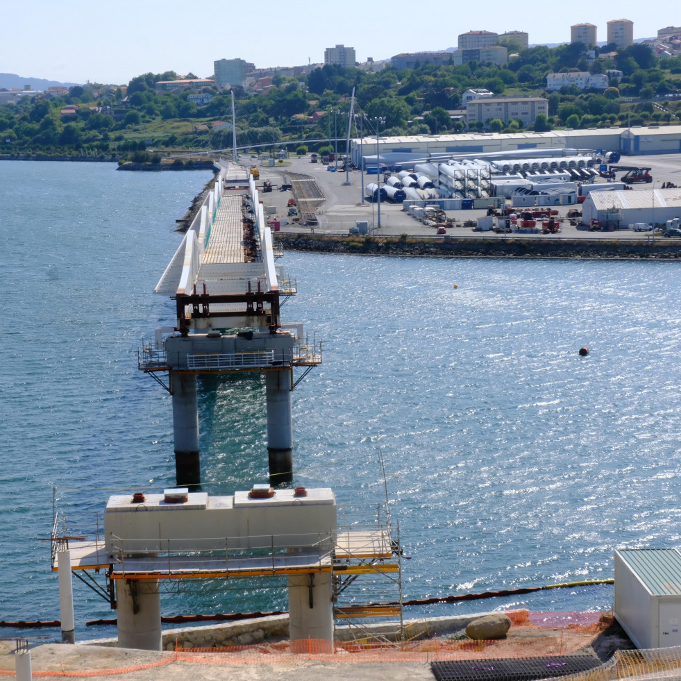 El Puerto se prepara para completar la última fase del viaducto de A Malata