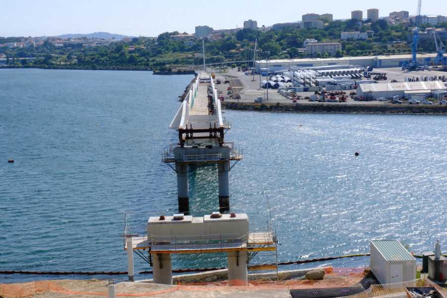 El Puerto se prepara para completar la última fase del viaducto de A Malata