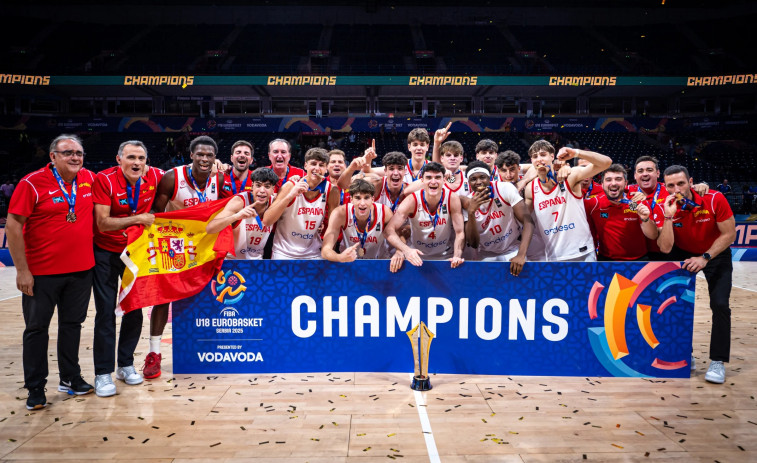 El ferrolano Diego Niebla consigue el título europeo U18 con la selección española