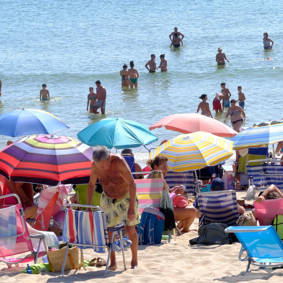 Las aguas de las playas de Ferrolterra, ¿más frías o más calientes este verano?