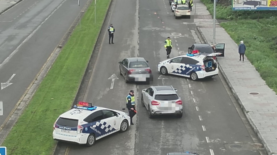 Detenido en Lugo por conducir ebrio y drogado un coche robado