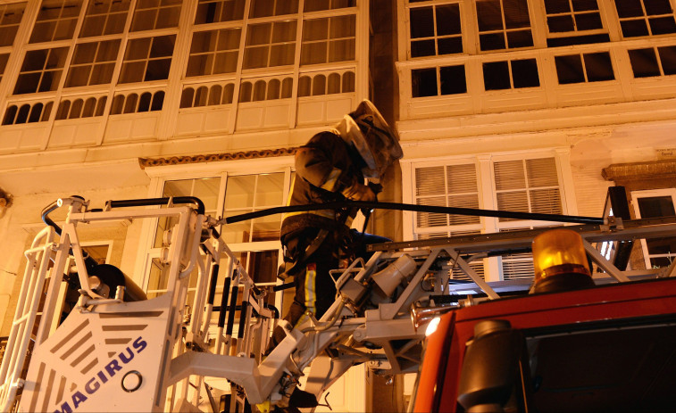 El verano multiplica las salidas de los Bomberos para combatir a la velutina en Ferrolterra