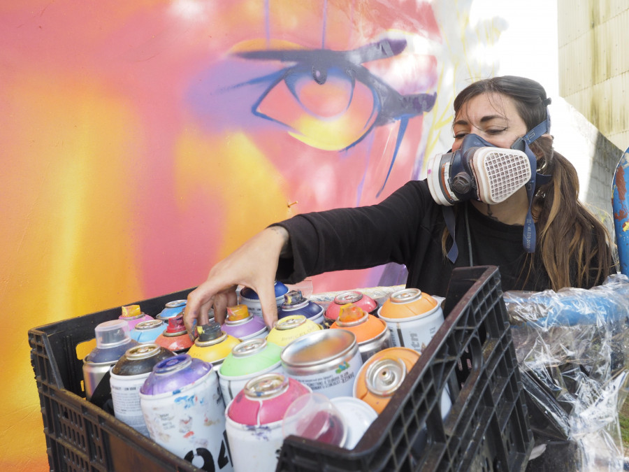 Las Meninas de Canido 2025 homenajean a la vieja escuela de los “escritores de grafiti”
