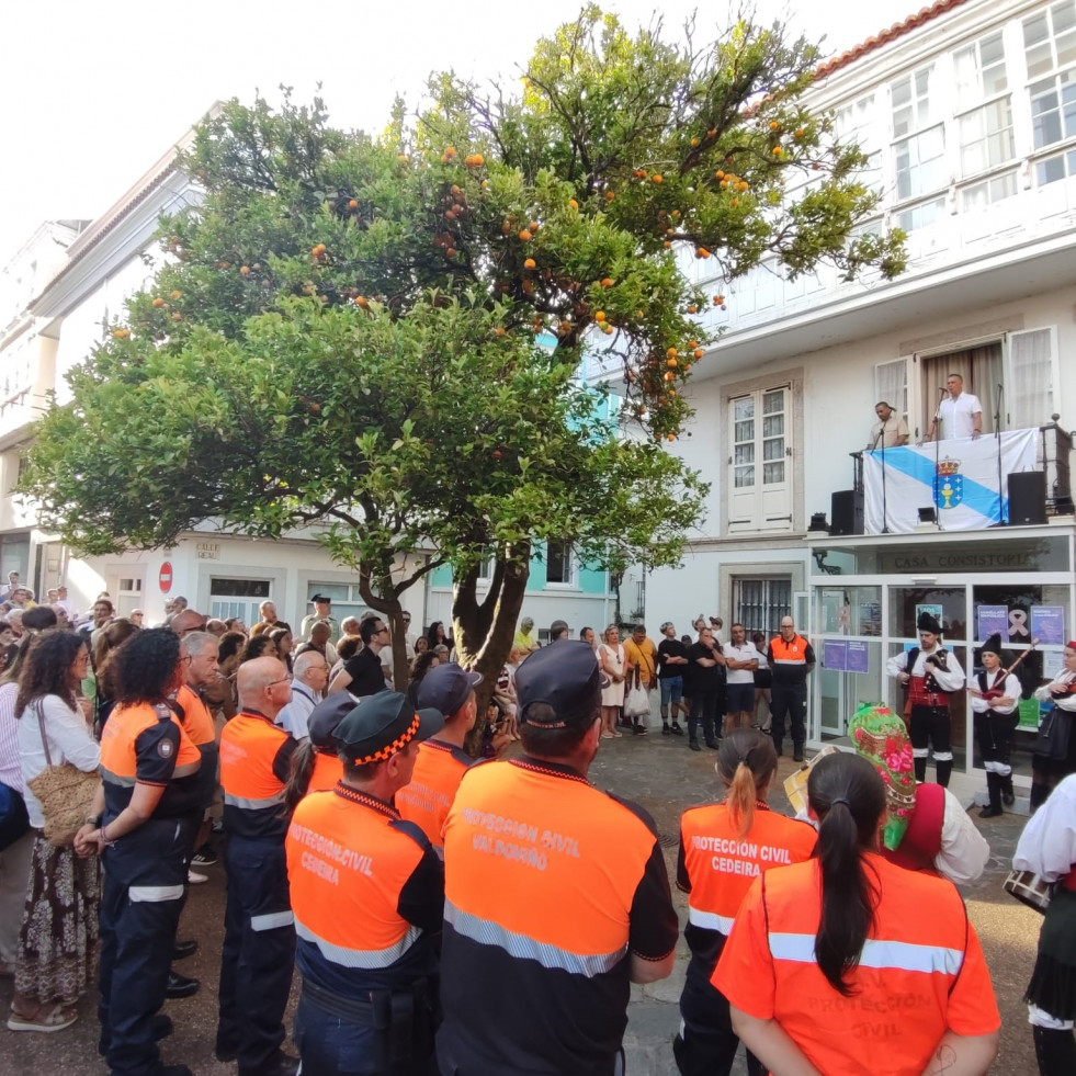 Protección Civil abre paso a las Festas da Patroa de Cedeira 2025