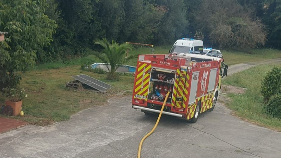 El Speis de Narón interviene en un incendio en una vivienda de Castro