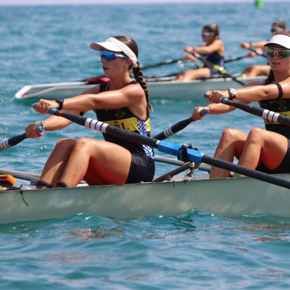 Sexta posición para Emma Vázquez y Cristina Rodríguez, del San Felipe, en el Nacional de mar