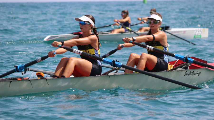 Sexta posición para Emma Vázquez y Cristina Rodríguez, del San Felipe, en el Nacional de mar