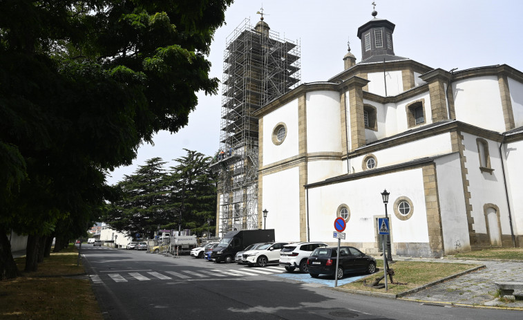 Los andamios regresan a la concatedral de San Xiao