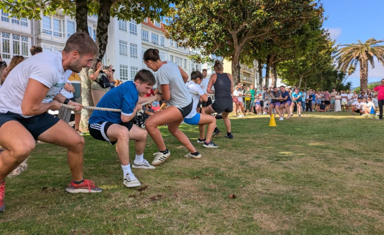 Tarde de tradición en Cedeira con los juegos populares de las fiestas en honor a la patrona