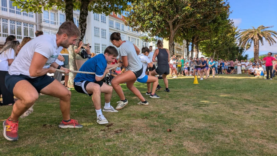 Tarde de tradición en Cedeira con los juegos populares de las fiestas en honor a la patrona
