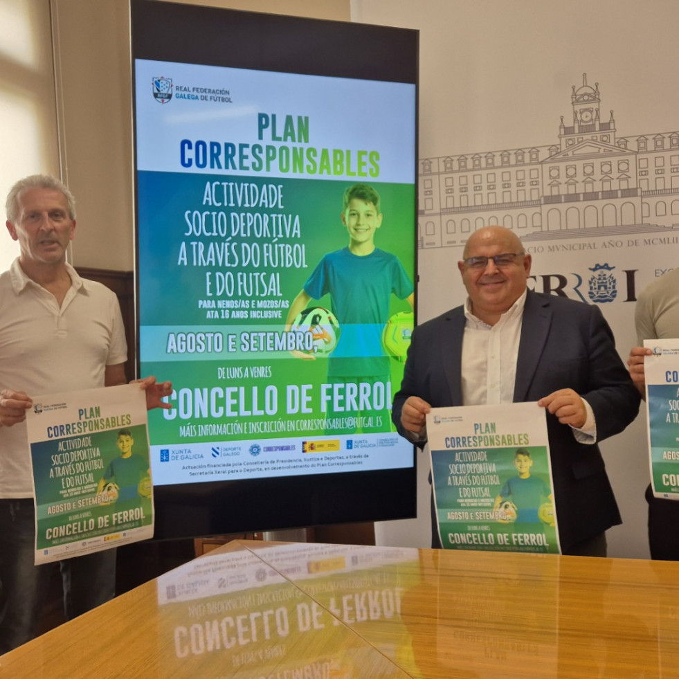 Deporte y conciliación se funden en Ferrol con el Plan Corresponsables de la Xunta