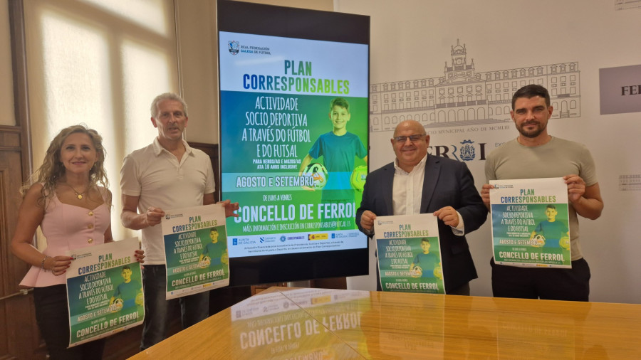 Deporte y conciliación se funden en Ferrol con el Plan Corresponsables de la Xunta
