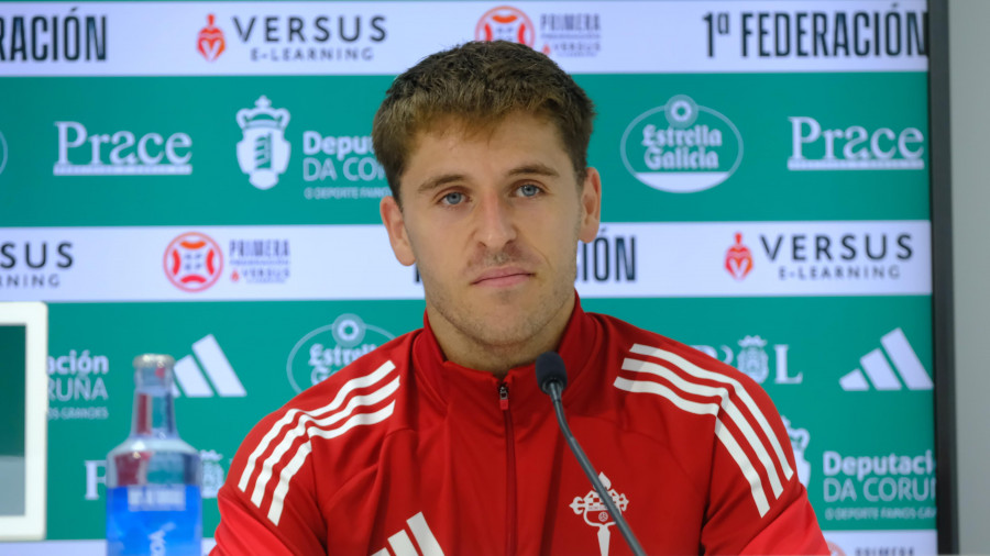 Markel Artetxe, jugador del Racing de Ferrol: “Lo bueno se acerca y hay que seguir”