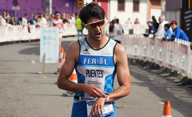 El Gallego de Ferrol, destino final de la delegación local en el Triatlón do Miño