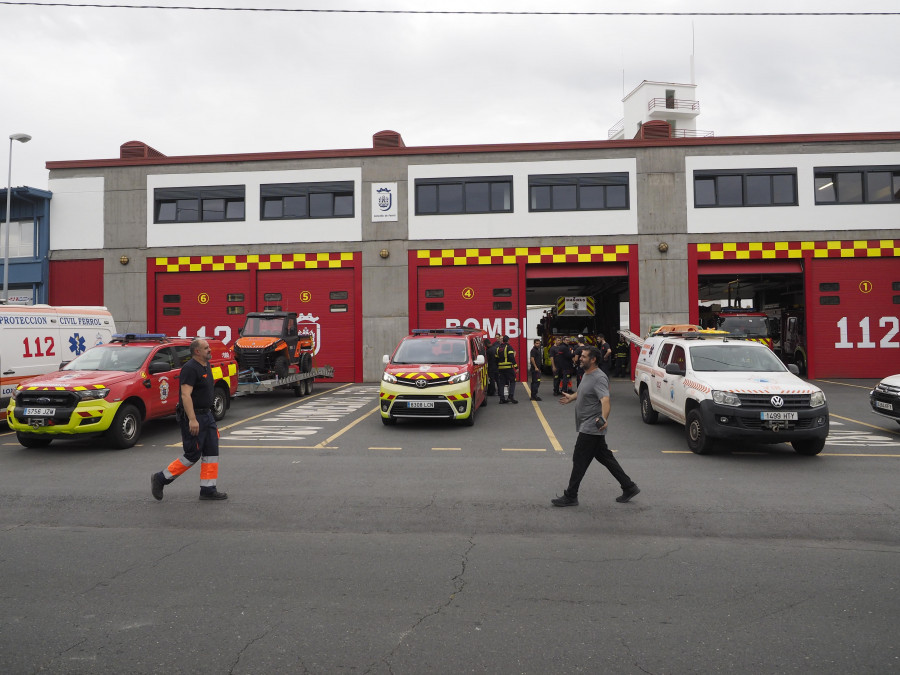 Los Bomberos de Ferrol se incorporan a la lucha contra los incendios forestales en Ourense