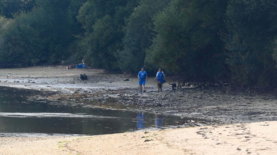 La playa de O Puntal, en Neda, se suma a la red de arenales sin humo