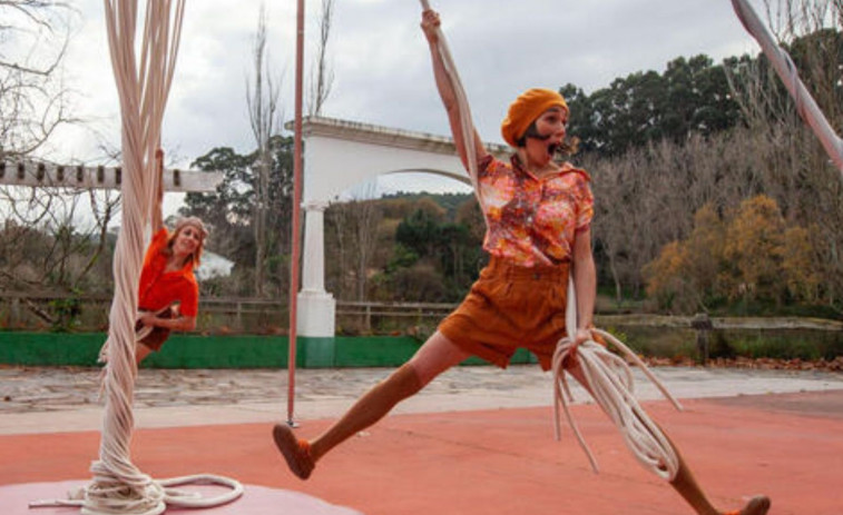 “Glamping”, el espectáculo de danza y acrobacias aéreas que tomará Neda