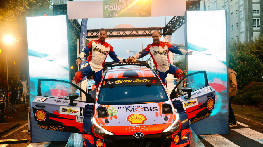 El Rally de Ferrol ya tiene pentacampeón, Víctor Senra