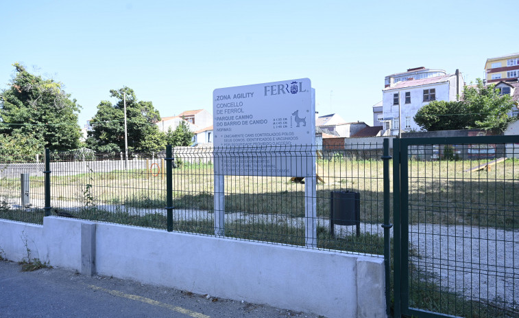El Concello ultima detalles de cara al estreno del nuevo parque canino de Canido